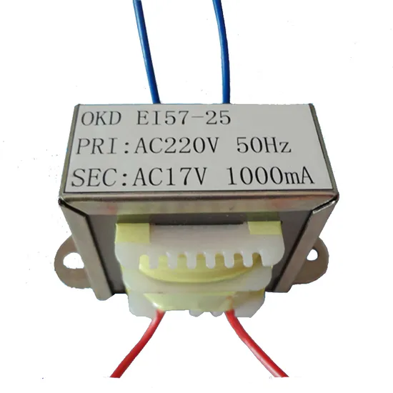 Transformador reductor de 220 V a 17 V, 12 V, con núcleo Ei y laminado de acero al silicio