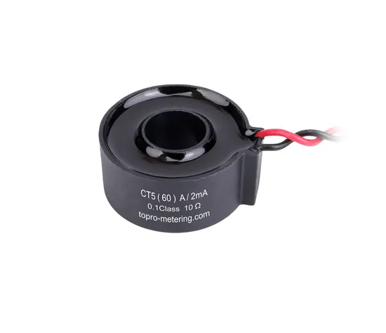 Minitransformador de corriente de alta precisión de 100 A CC, clase 1:2500, 0,1 para medidor de energía trifásico